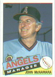 1985 Topps Baseball Cards      732     John McNamara MG